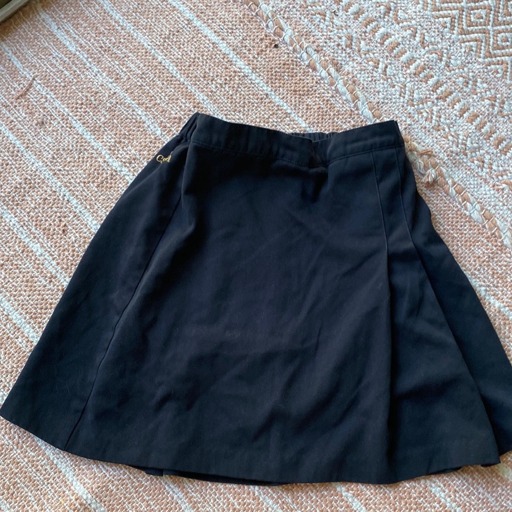 Navy and Khaki blue girls uniform skirt size 10